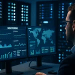 Моніторинг роботи серверів спеціалістом у дата-центрі