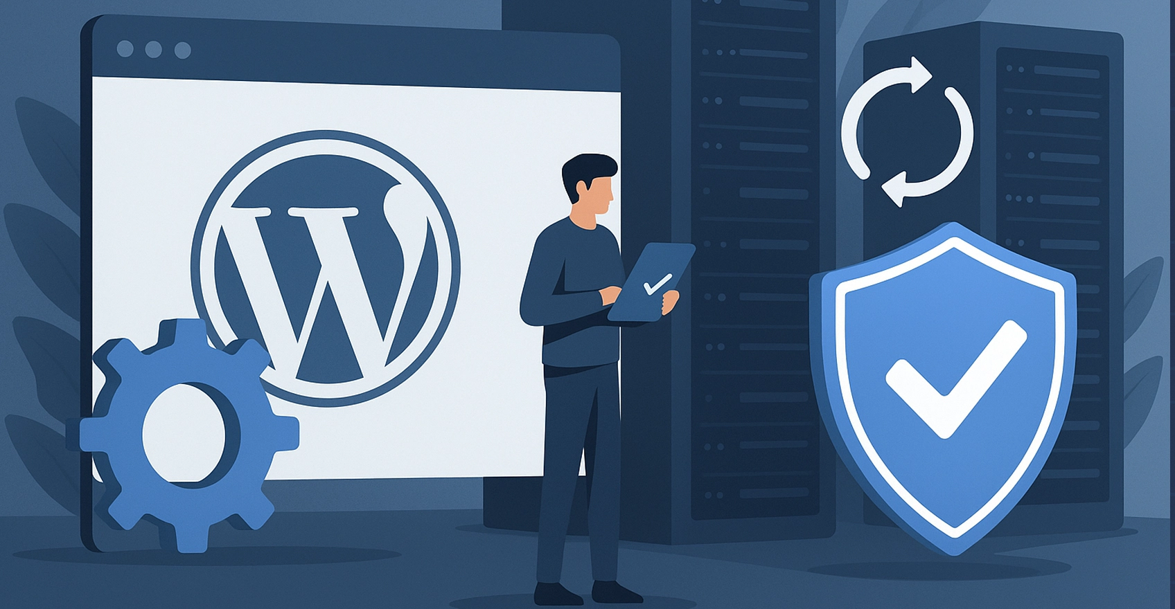 Оновлення WordPress сайту на хостингу Hostnova — безпечно, з резервною копією та підтримкою