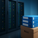 Резервне копіювання даних у серверній кімнаті