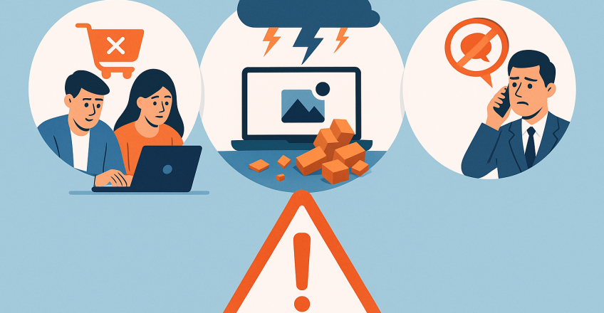 Проблеми бізнесу через дешевий хостинг: збої та повільна робота сайтів