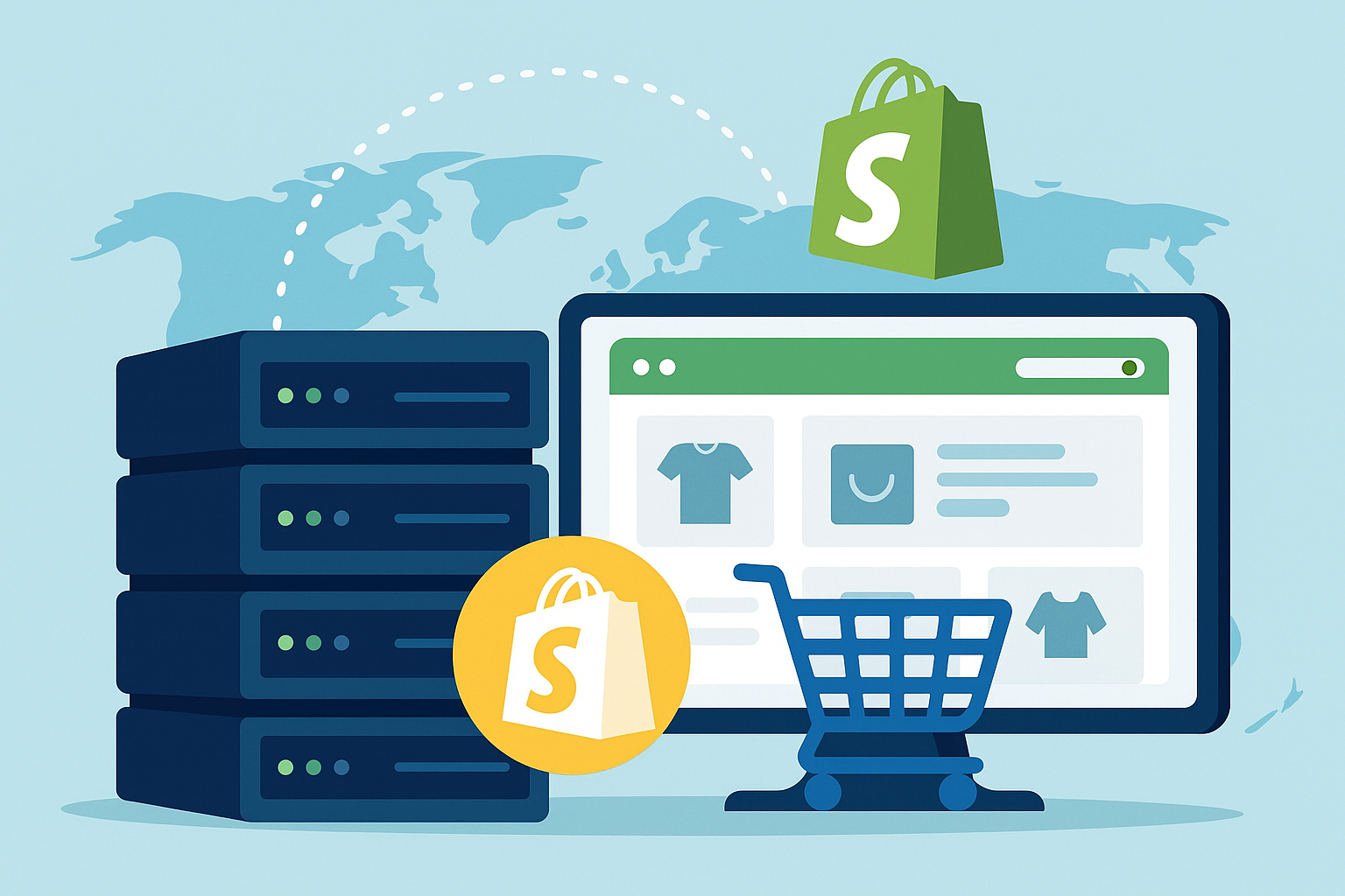 Хостинг для Shopify з сервером в Україні та ЄС