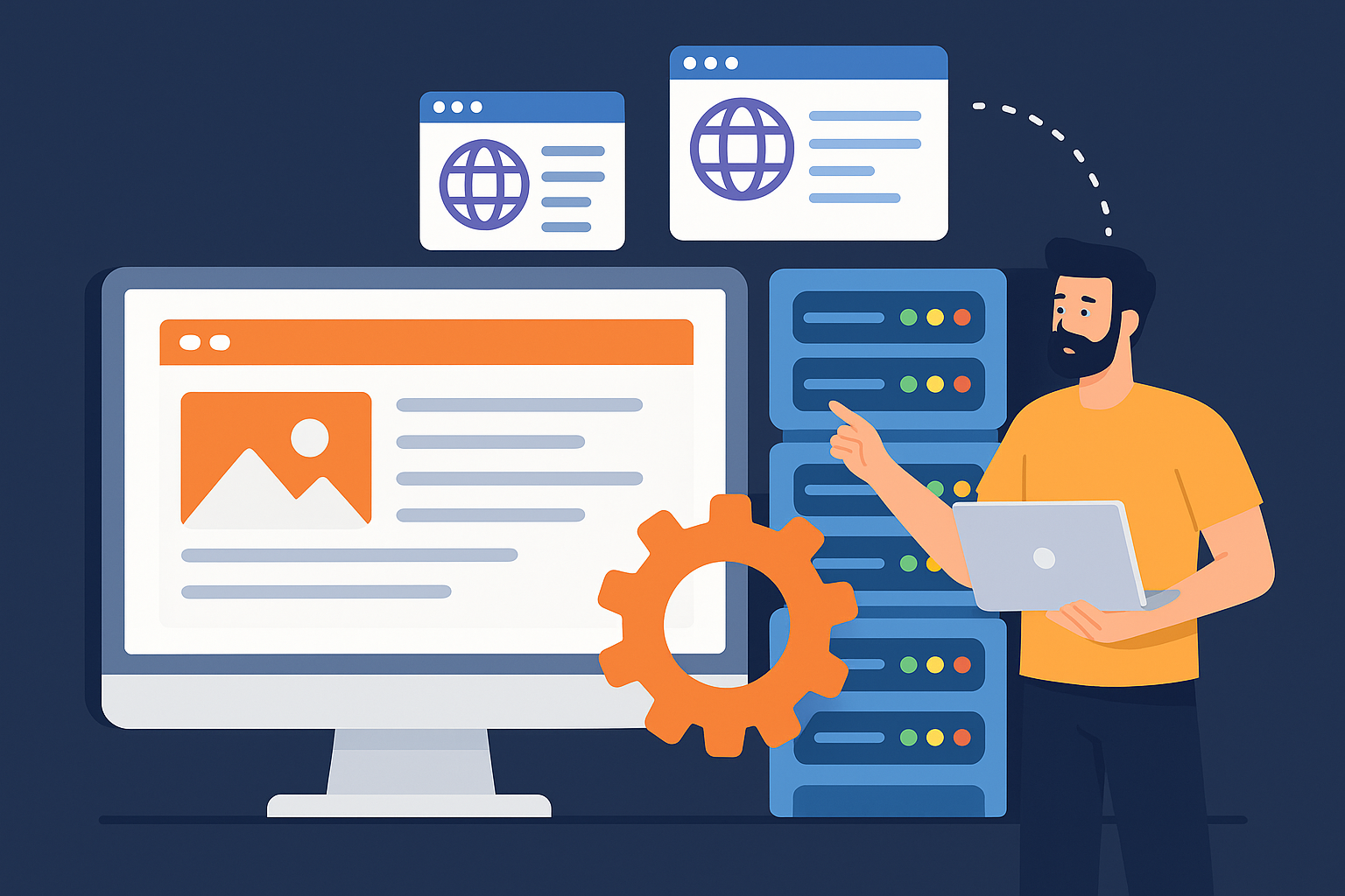 Хостинг із мультиаккаунтом — робота з кількома сайтами
