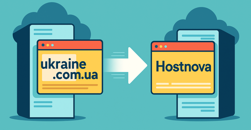Перенесення сайту з ukraine.com.ua на Hostnova без втрати даних