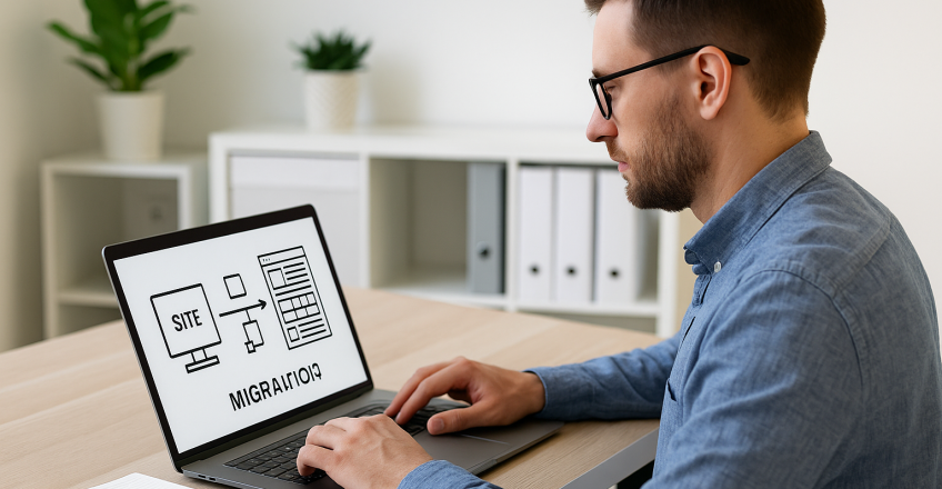 Фахівець переносить сайт на новий хостинг — процес міграції без втрати SEO