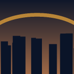 Міський горизонт на світанку як метафора масштабування бізнесу та стабільної інфраструктури