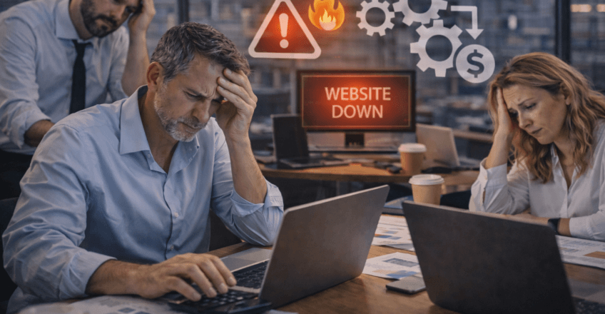 Нестабільна робота сайту впливає на команду та внутрішні процеси бізнесу