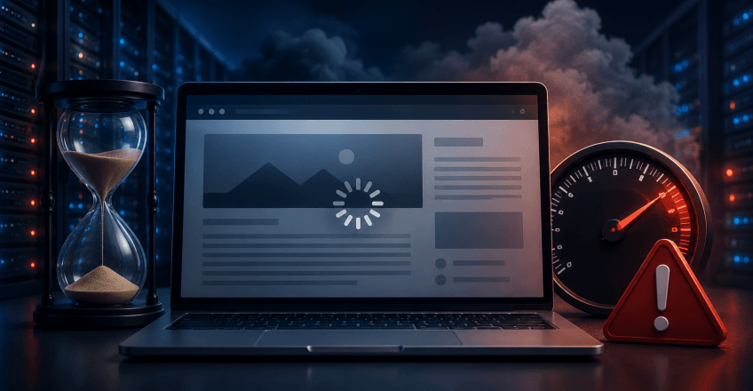 повільна робота WordPress сайту через хостинг