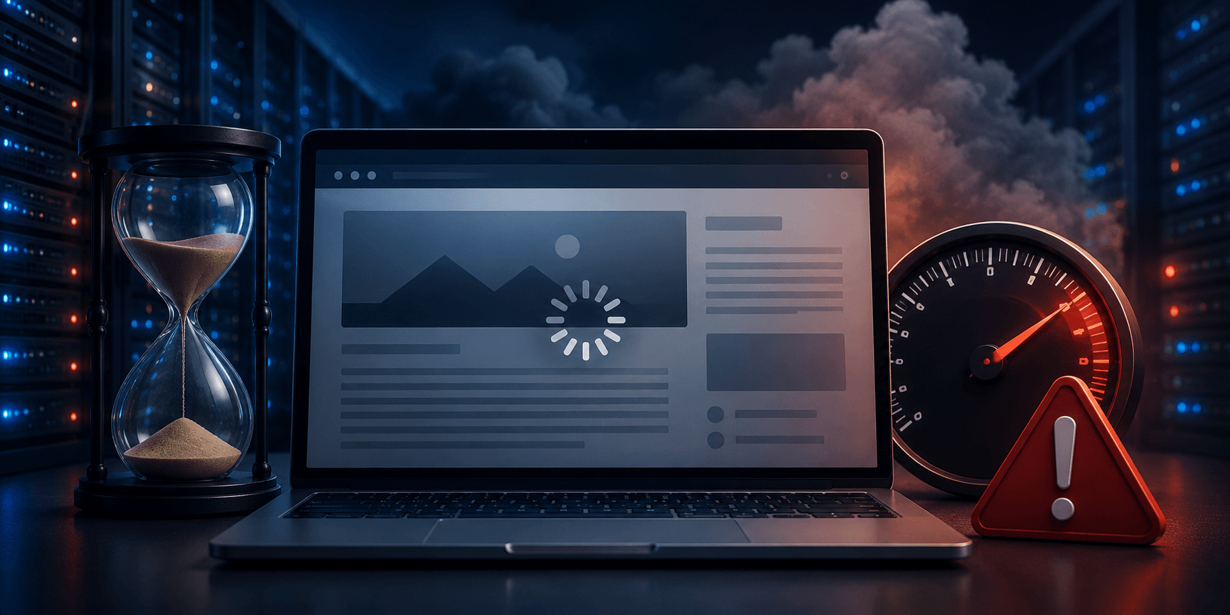 повільна робота WordPress сайту через хостинг
