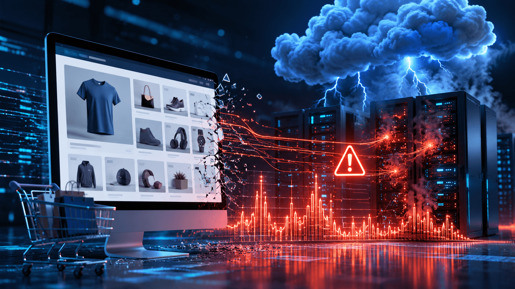 OpenCart магазин падає під навантаженням через перевантаження хостингу